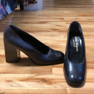 Robert Clergerie French Black Black Heels